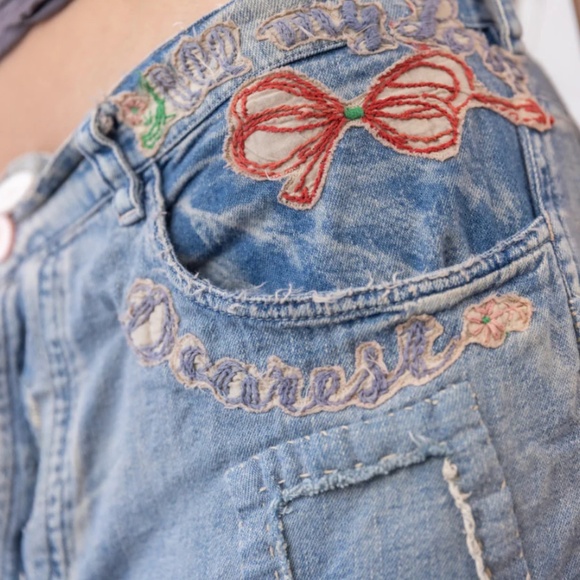 🐑MAGNOLIA PERL LIL’ FRIENDS MINER DENIMS🐑 - Picture 3 of 8